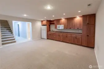 Family room, lower level