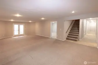 Family room, lower level