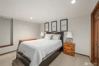 Downstairs guest room