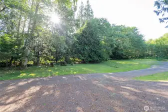 View of buildable lots on parcel