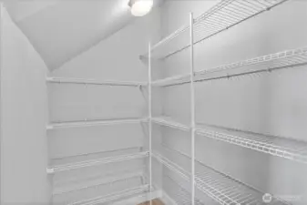 Large Walk-In Pantry!