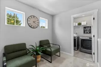 Upstairs Loft/Laundry