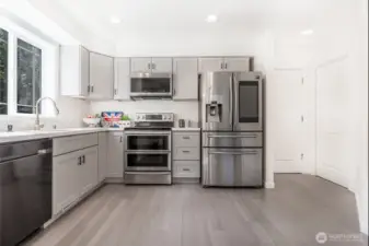 Remodeled kitchen