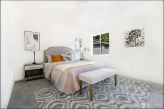 Master bedroom upstairs