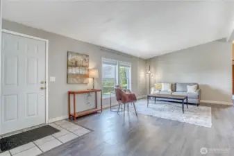 Living Room and Front Entrance