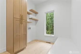 Downstairs Mudroom/ Laundry