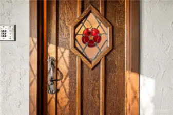 Custom pocket door to primary bath