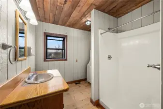 First floor bath in main house