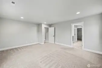 Another view of this large primary suite.