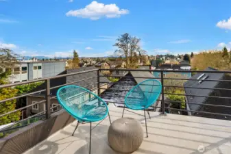 Deck off the primary suite