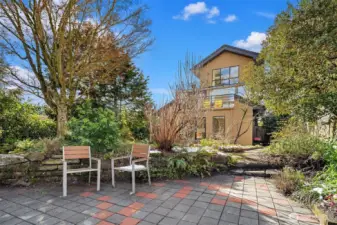 Lush garden—an ideal setting for evening gatherings and quiet moments