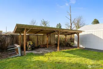 Covered storage area