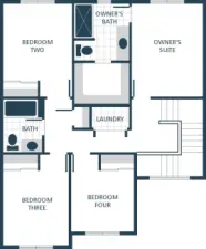 Photographs are for illustrative purposes only. Features, finishes, interior/exterior colors, landscaping and floorplan shown may vary from actual homes built