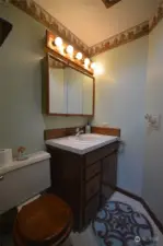 Bath off of entry