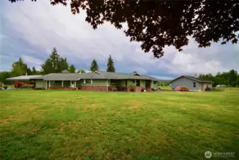 Rear View of the home shop to the left