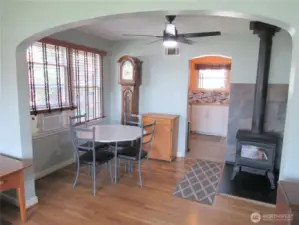Dining Room w/Woodstove