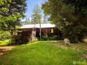 Side view of home and yard