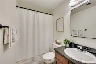 Upstairs full bath