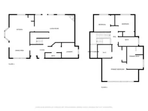 A floor-plan is always helpful to visualize the space!
