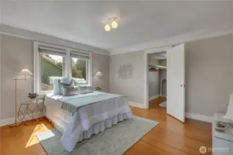 2nd Bedroom upstairs is huge, with a walk-in closet as well!