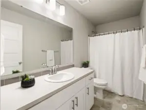 Upstairs - Full Bathroom