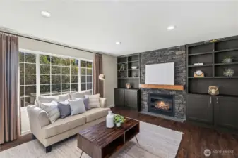 Custom Built In Shelves