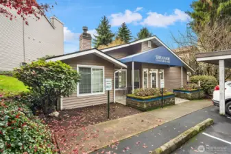 Community Clubhouse with indoor hot tub