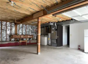 Oversized Two Car Garage w/Door to Backyard