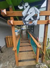 Ramp to the front door.