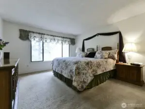 Primary bedroom. Large and spacious.