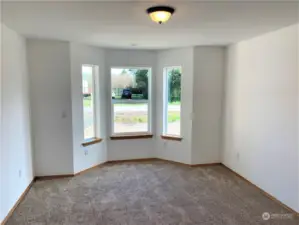 Bay window in #2 bedroom