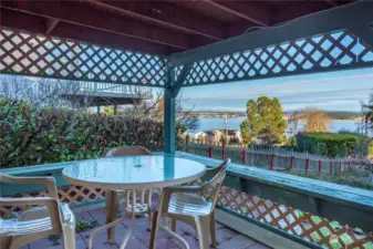 Covered Patio with View