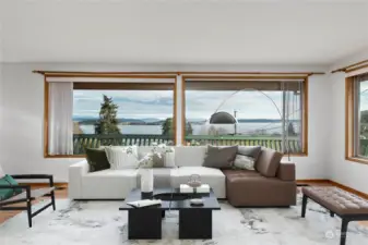 Virtual Staging of Living Room