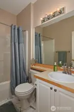 Second full bath for guests and second bedroom