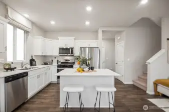 Fridge is an Optional feature.Photo is representational. Actual home is under construction. Colors, details and finishes will vary. See site agent for details.