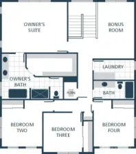 Photographs are for illustrative purposes only. Features, finishes, interior/exterior colors, landscaping and floorplan shown may vary from actual homes built.
