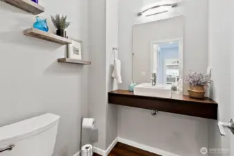 Half bath.