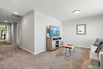 Loft space upstairs