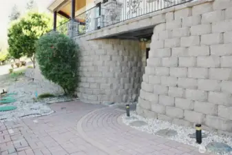 Walkway to ADU entrance
