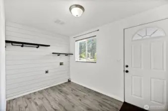 Utility Room and door to the garage