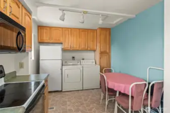 Laundry Space and Breakfast Nook