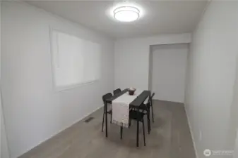 Dining room or office upstairs off kitchen.