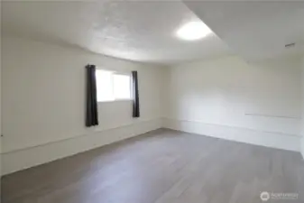 Bonus or rec room downstairs, could be 5th bedroom.