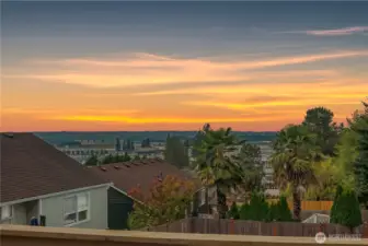 Sunset View from Deck