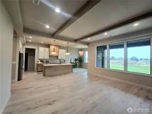 Large open concept living area