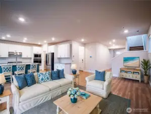 DIGITALLY STAGED LIVING AREA...