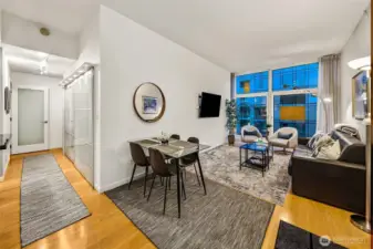 hardwoods though out home modern finishes