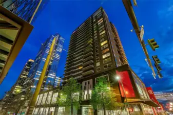 steel and concrete building