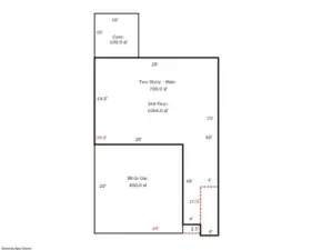 Sherwood main floor plan is open & flows easily.