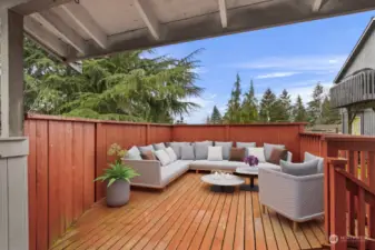 Virtually-Staged deck for your entertaining.